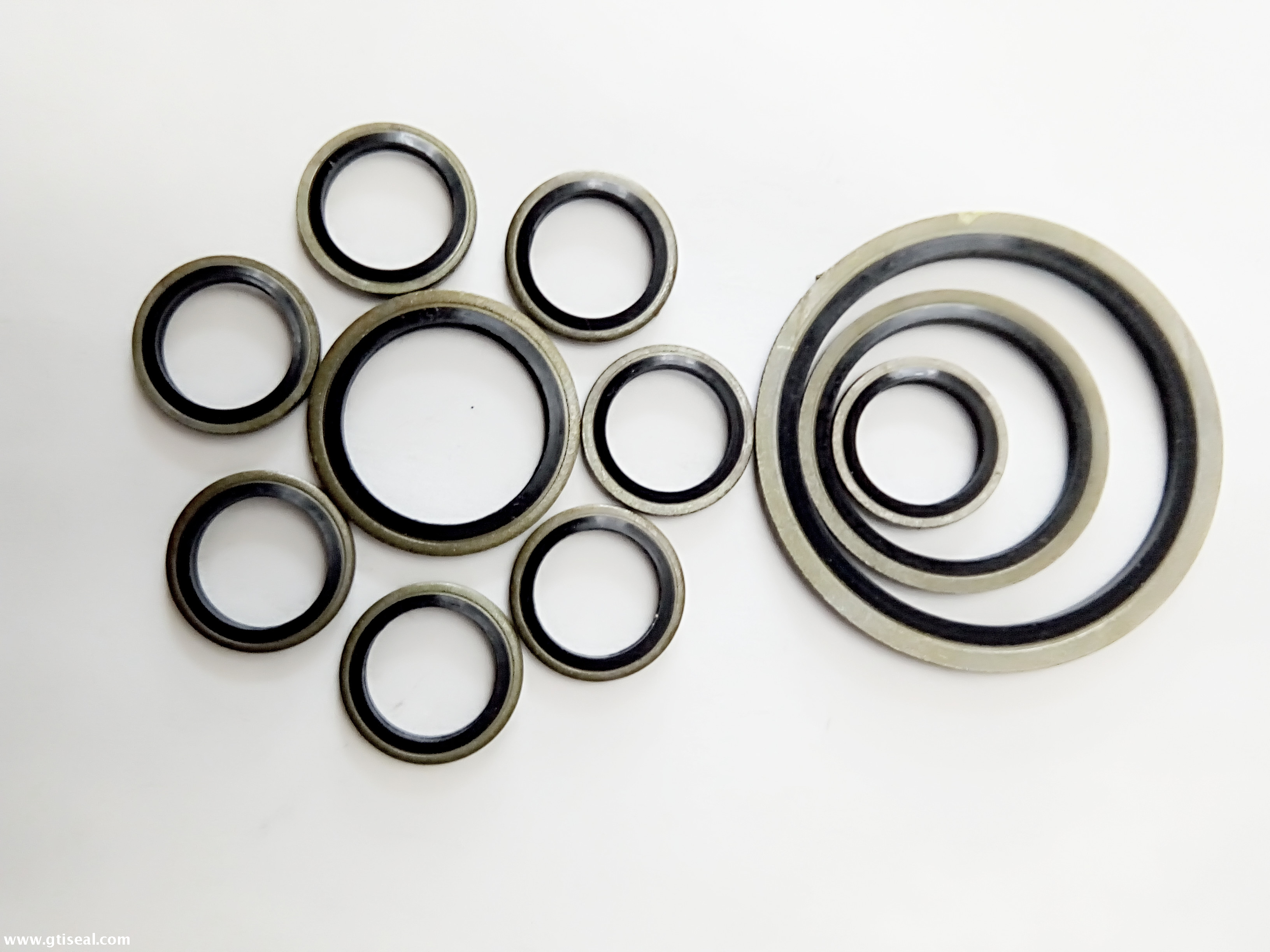 stainless steel rubber NBR bonded seals/bonded seal washer 