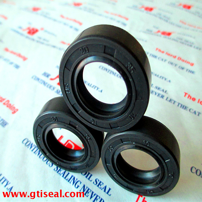 rubber covered metal skeleton TC type double lip oil seal
