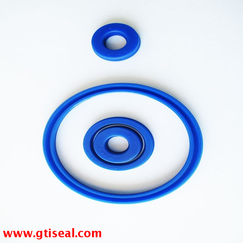 Blue color polyurethane PU Rubber U Ring u Cup Seals u Rings